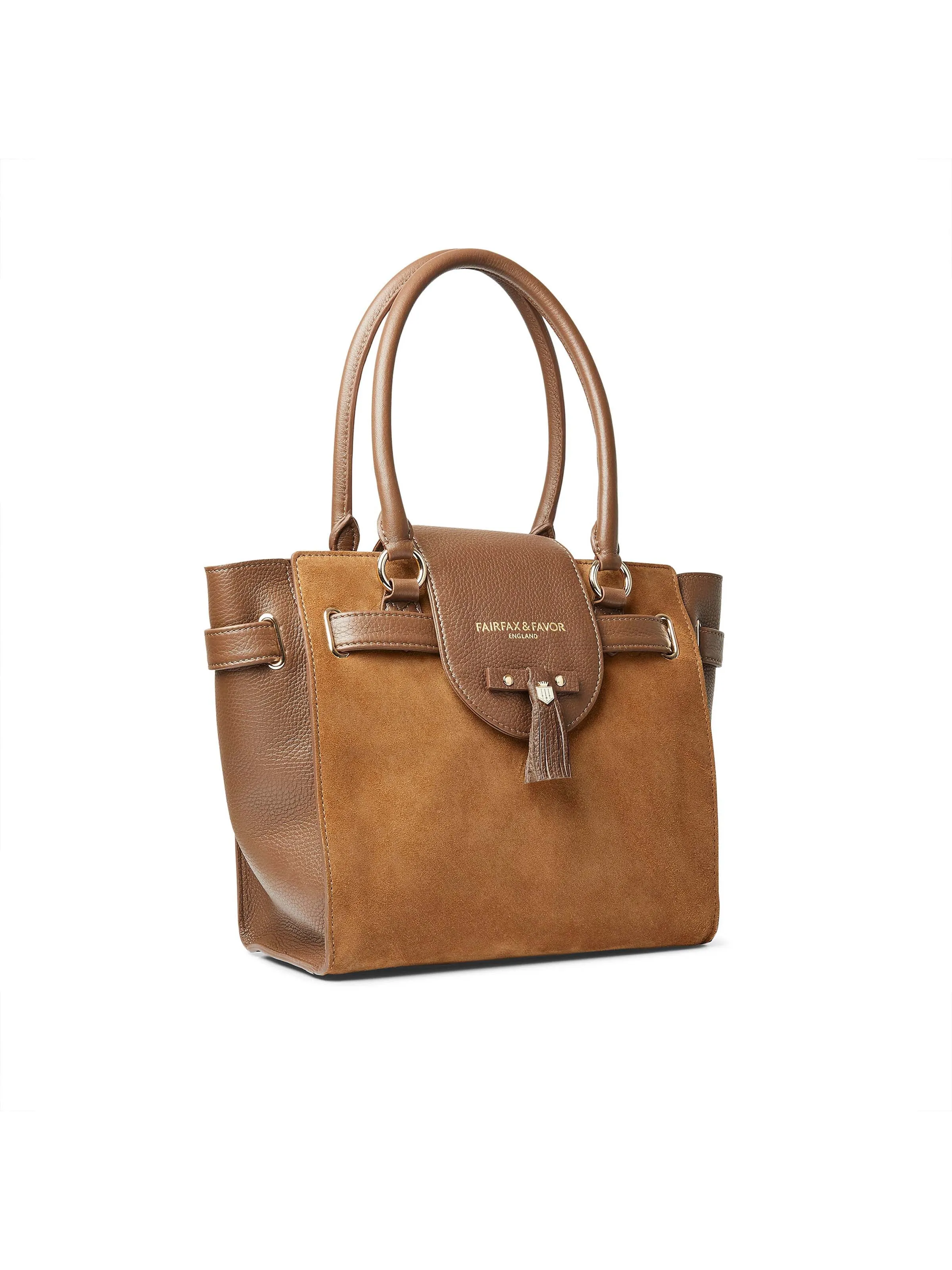 Windsor Tote - Tan Suede