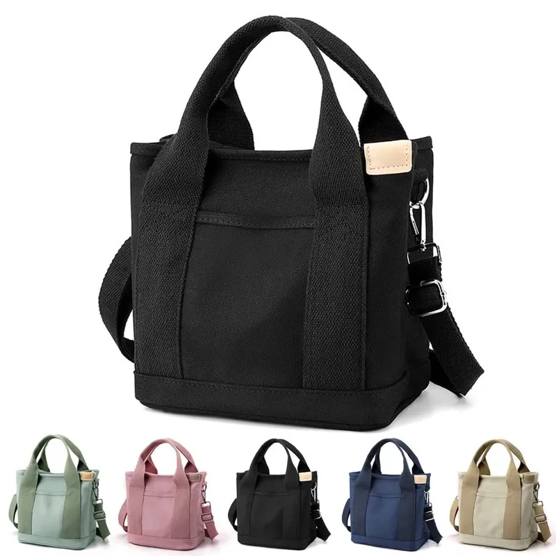 Women's Canvas Tote Purse Crossbody Bag