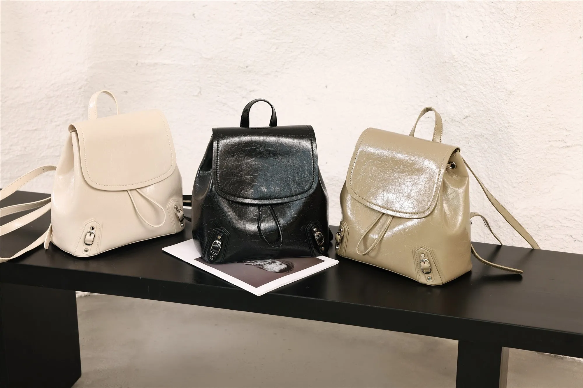 Womens Leather Backpack