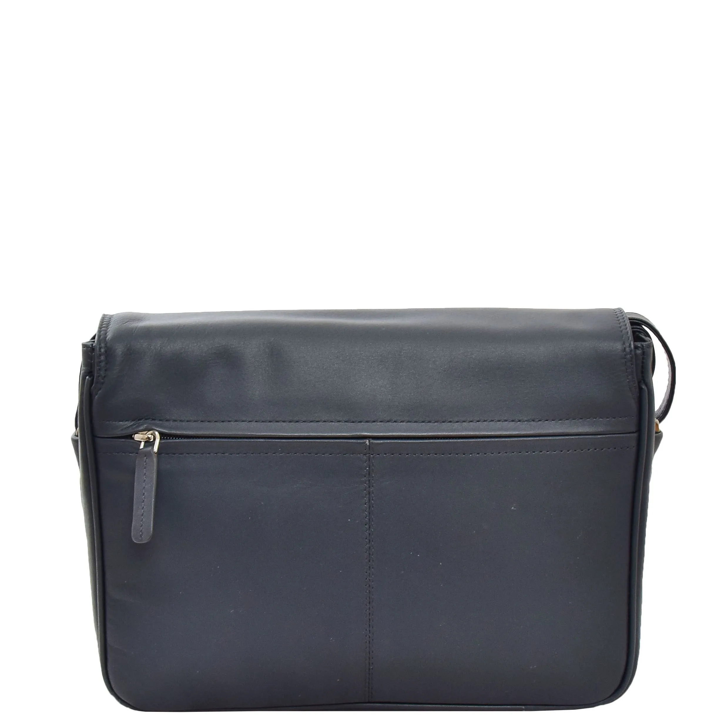 Womens Leather Cross Body Shoulder Bag Maldives Navy