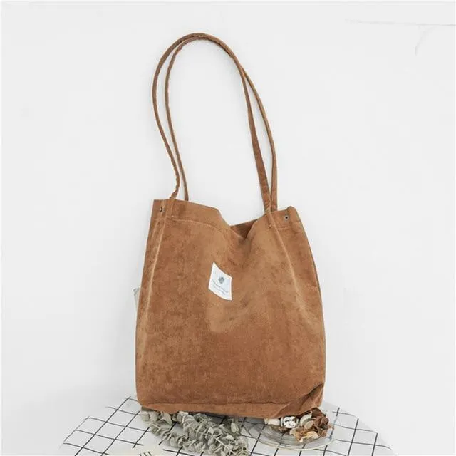 Women's Shopping Bag Large Ladies Canvas Shoulder Bags Tote Shopper Eco Reusable Bag Cotton Cloth Handbag For Women