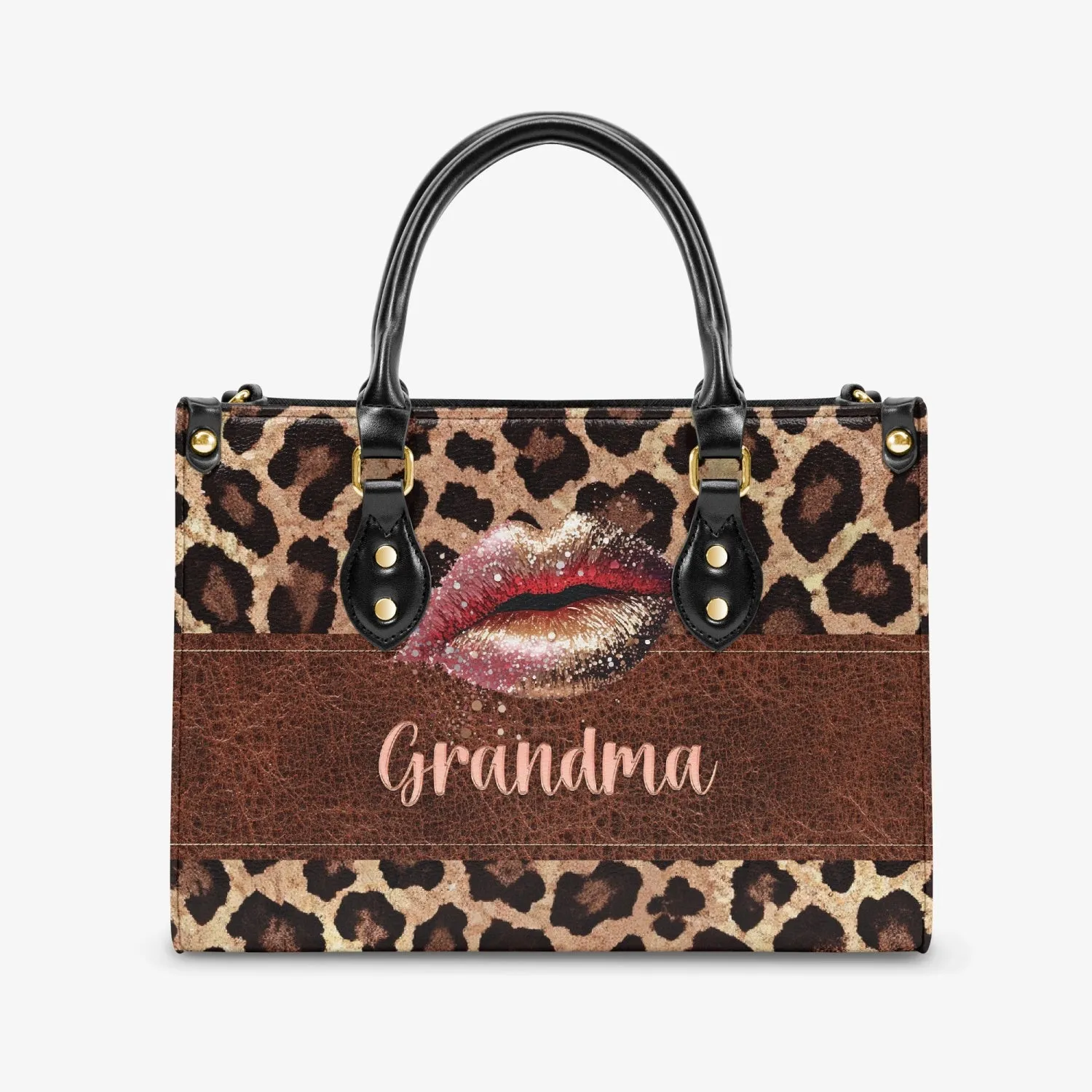 Women's Tote Bag - Leopard Print, Grandma