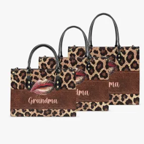 Women's Tote Bag - Leopard Print, Grandma