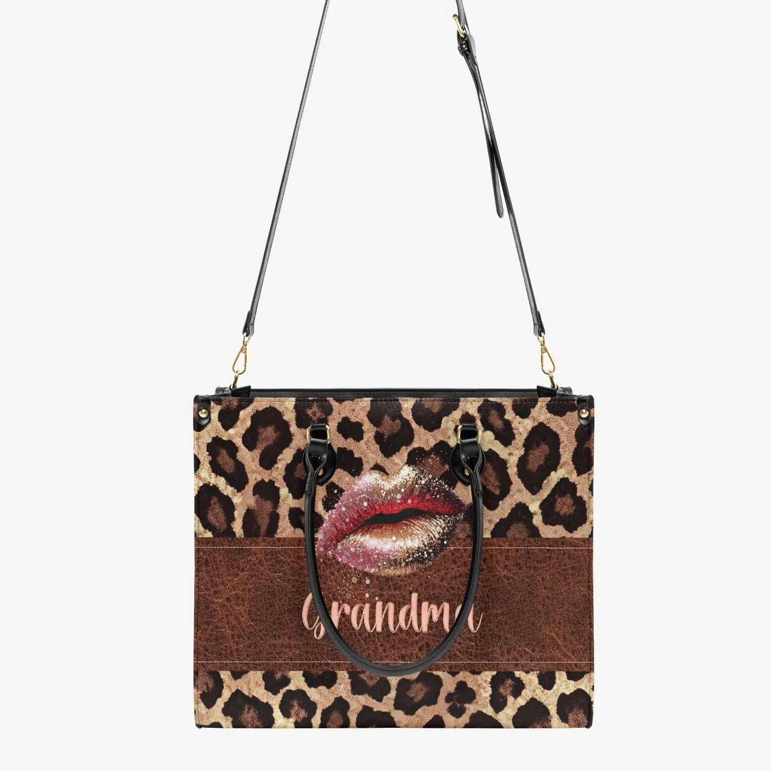 Women's Tote Bag - Leopard Print, Grandma