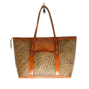 Zig Zag Rattan Sidebag